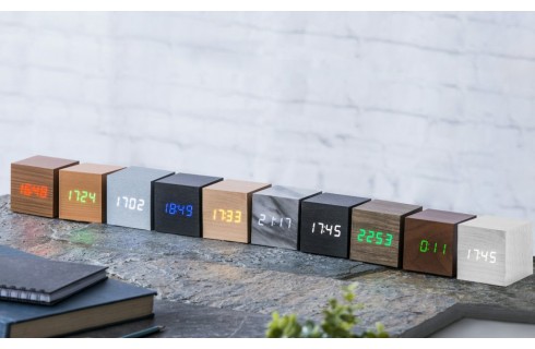 Gingko Design Cube Click Clock